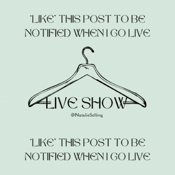 Like this listing to know when I go live!